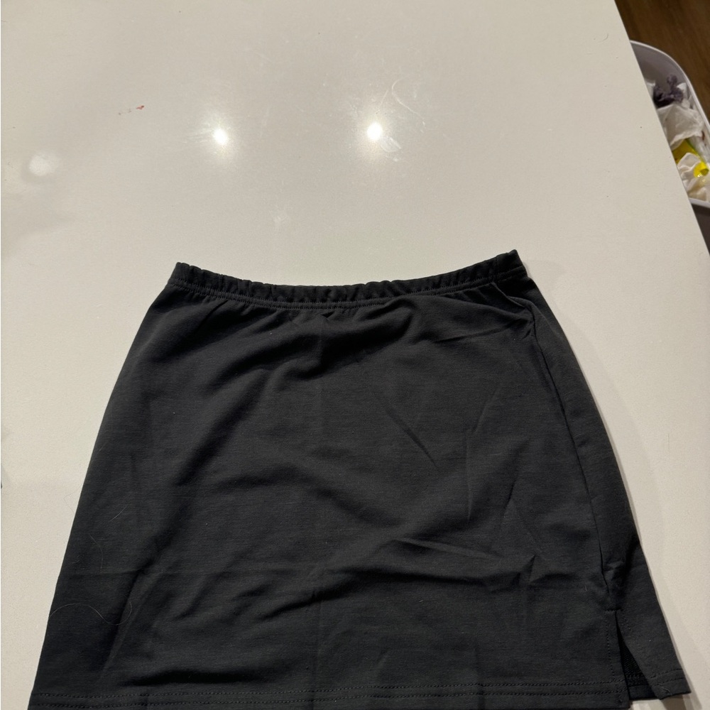 Gray Mini Skirt for Casual Work
